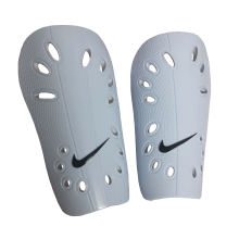 Nike J Football Shin Guard (White) - Size: XS, S, M